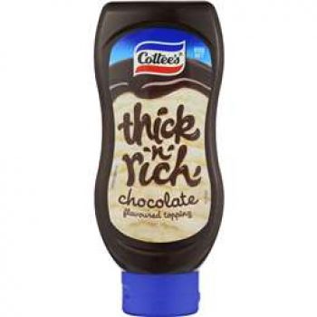 Cottee’s Squeezy Topping Chocolate 615g