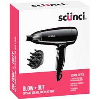 Scunci Volume & Curls Appliance Hair Dryer Style Set each