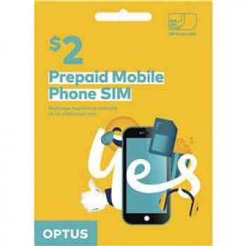 Optus 2 Dollar Voicetriple Sim  each