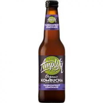 Amplify Organic Kombucha Passionfruit & Lemonade 330ml