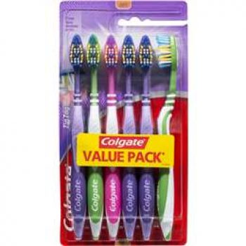 Colgate Zigzag Deep Interdental Clean Toothbrush Soft 6 pack
