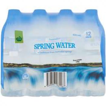 Woolworths Spring Water 12x600ml - Black Box Product Reviews