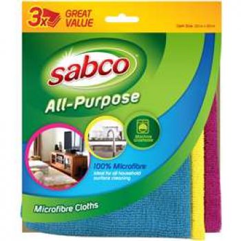 Sabco All-purpose Microfibre Cloths each