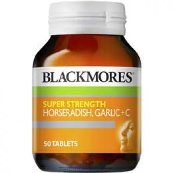 Blackmores Horseradish Garlic Plus  50pk