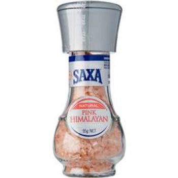 Saxa Natural Pink Himalayan Salt Grinder 95g