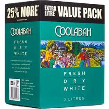 Coolabah Cask Wine Fresh Dry White 5l