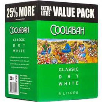 Coolabah Cask Wine Classic Dry White 5l