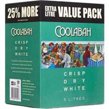 Coolabah Cask Wine Crisp Dry White 5l