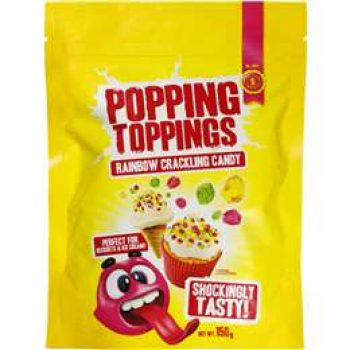 Dollar Sweets Decoration Rainbow Poppng Topping 150g