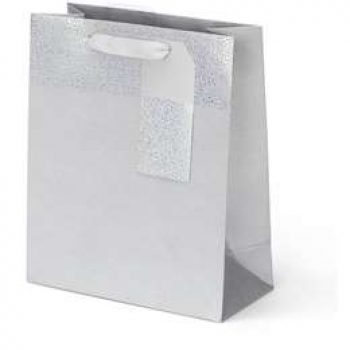 Collage Medium Grey Holographic Gift Bag each
