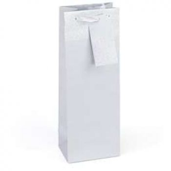 Collage Bottle Silver Holographic Gift Bag each