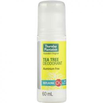 Thursday Plantation Deodorant Roll On Teatree 60ml
