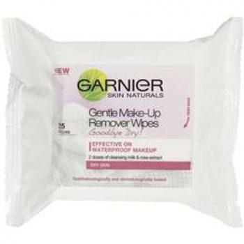 Garnier Make Up Remover Wipes Pink 25 pack