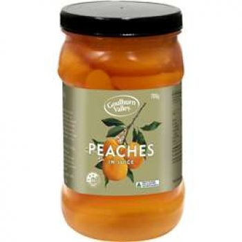 Goulburn Valley Peach Sliced In Juice 700g