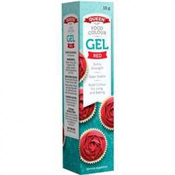 Queen Red Food Colour Gel 15g