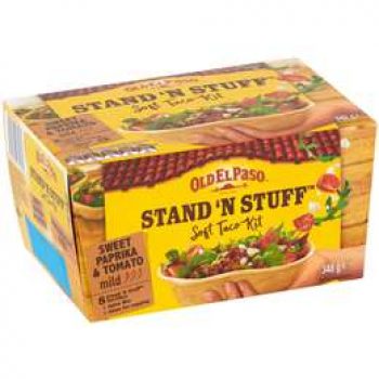 Old El Paso Stand ‘n Stuff Soft Taco Kit 348g