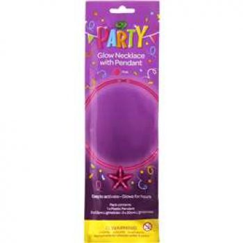Woolworths Party Costume Glow Necklace Pendant each