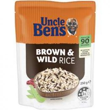 Uncle Ben’s Microwave Brown & Wild Rice 250g