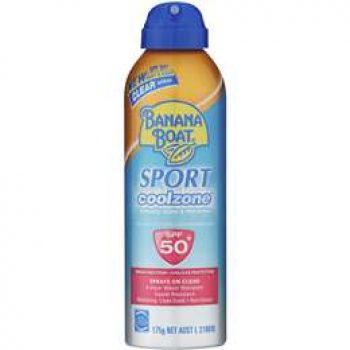 Banana Boat Spf 50+ Sunscreen Cool Zone Sport Spray 175g