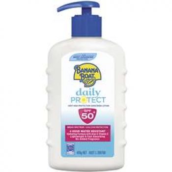 Banana Boat Spf 50+ Sunscreen Everyday Pump 400g