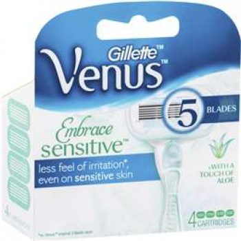 Gillette Venus Shaving Blade Refill Embrace 4 pack
