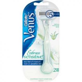Gillette Venus Shaving Razor & 2 Blades Embrace each