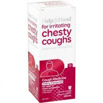 Help@hand Chesty Cough Syrup Cherry Flavoured 200ml