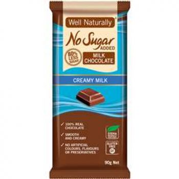 Well Naturally Bar Milk 90g