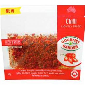 Gourmet Garden Chilli Lightly Dried 10g sachet