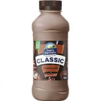 Dairy Farmers Classic Chocolate Milk 500ml
