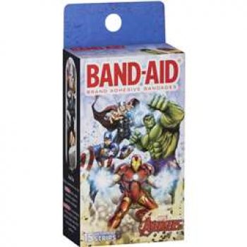 Band-aid Avengers Waterproof Strips Jumbo 15 pack
