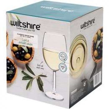 Wiltshire Classico White Wine Glasses 330ml 4 pack