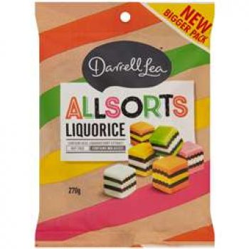 Darrell Lea Allsorts Liquorice  270g