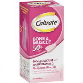 Caltrate Bone & Muscle 50 Plus  100 pack