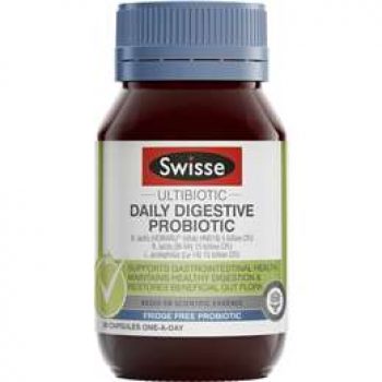 Swisse Ultiboost Daily Digestive Probiotic 30 tablets