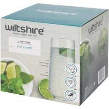 Wiltshire Long Drink Glass 470ml 4 pack