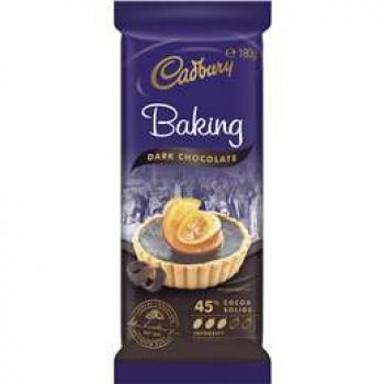 Cadbury Baking Dark Chocolate Block  180g