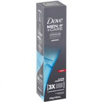 Dove Men + Care Clinical Protection Aerosol Clean Comfort 180ml