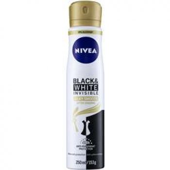 Nivea Black & White Aerosol Antiperspirant Deodorant 250ml