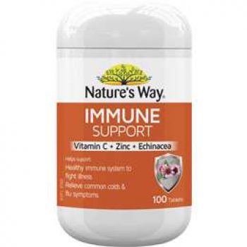 Nature’s Way Daily Immunity With Vitamin C & Zinc & Echinacea 100 pack