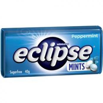 Eclipse Peppermint Mints Sugar Free Large Tin 40g