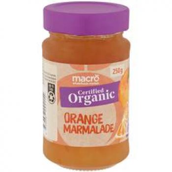 Macro Organic Orange Marmalade  250g