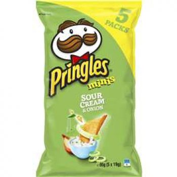 Pringles Minis Sour Cream & Onion Chips Multi 134g
