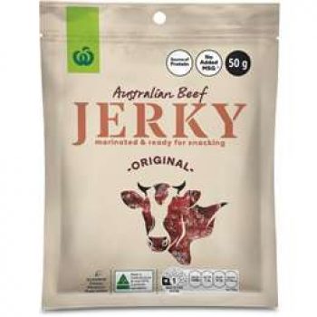 Woolworths Beef Jerky Original  50g