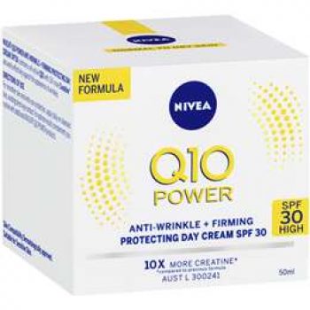 Nivea Q10 Anti-age Firming Day Cream Face Moisturiser Spf30 50ml