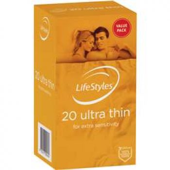 Lifestyles Condoms Ultra Thin 20 pack