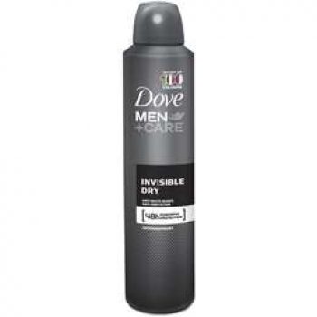 Dove Men Antiperspirant Aerosol Deodorant Invisible Dry 254ml
