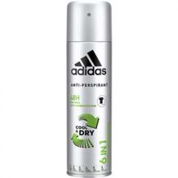 Adidas 6 In 1 Anti-perspirant Spray For Him 200ml