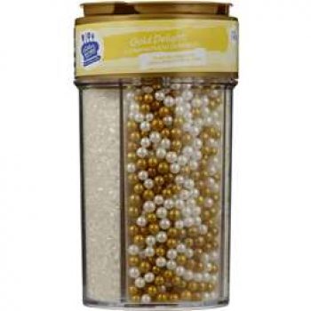 Creative Kitchen Gold Delight 4 Compartment Jar each