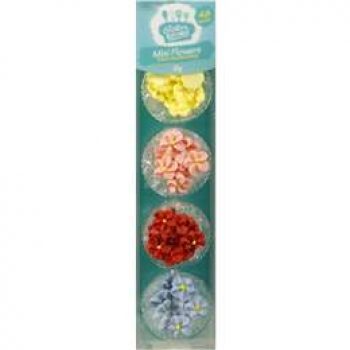 Creative Kitchen Mini Flowers Cake Decorations 48 pack